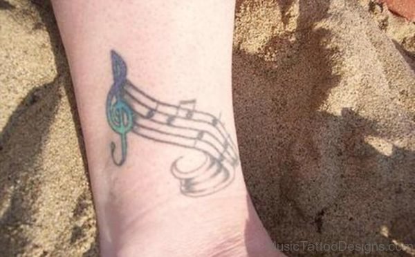 Awesome Music Tattoo Design