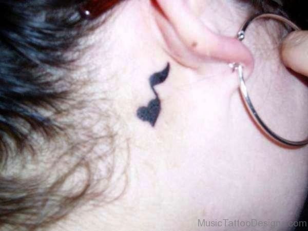 Black Heart and Music Tattoo