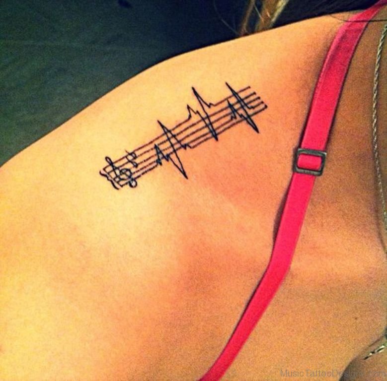 50 Best Music Tattoos On Shoulder