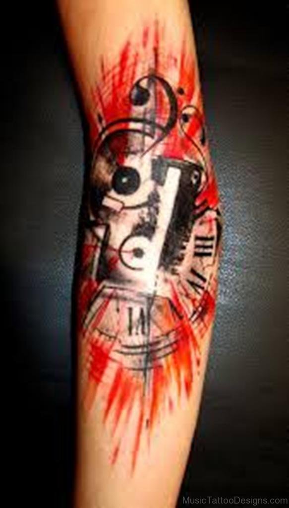50 Outstanding Music Tattoos For Arm