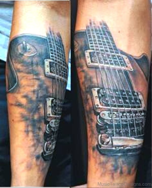Guitar Tattoo Image 