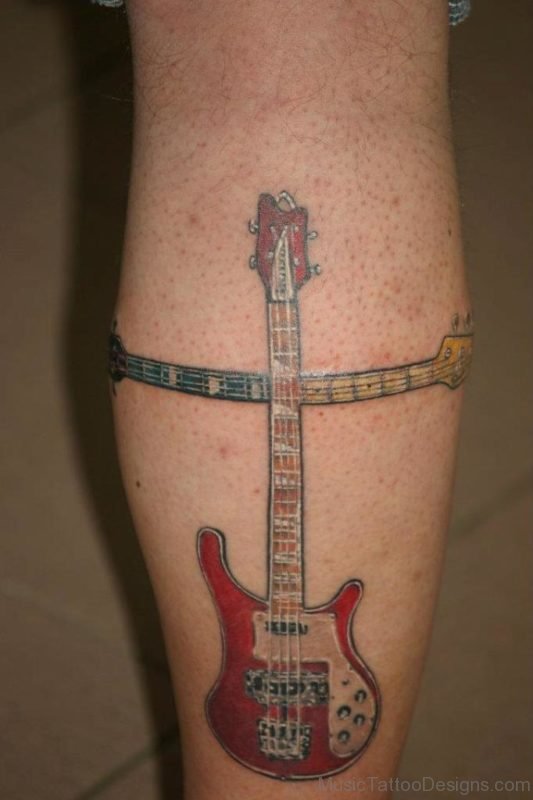 Guitar Music Tattoo