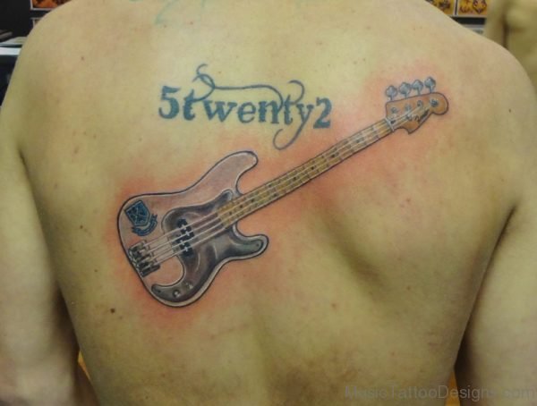 Guitar Tattoo Design For Men