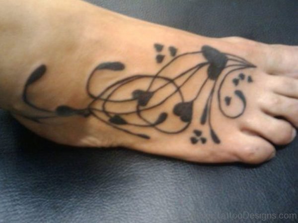 Heart Music Tattoo