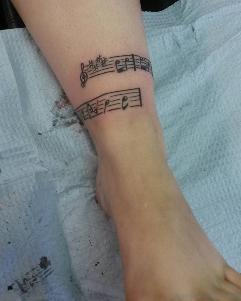 63 Cool Music Tattoos For Leg