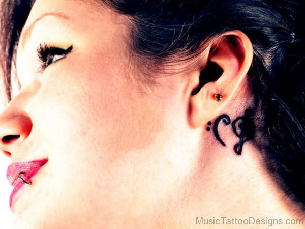 Love Hearing Music Tattoo