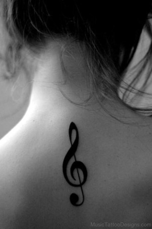 Lovely Music Notes Tattoo