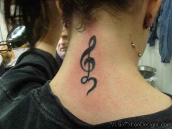 Magnificent Music Note Tattoo