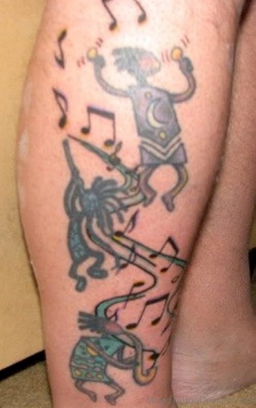 Music Kokopelli Tattoo On Arm