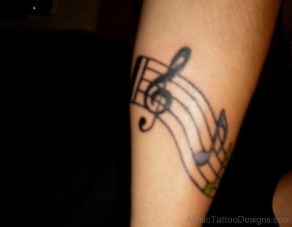 Music notes Tattoo