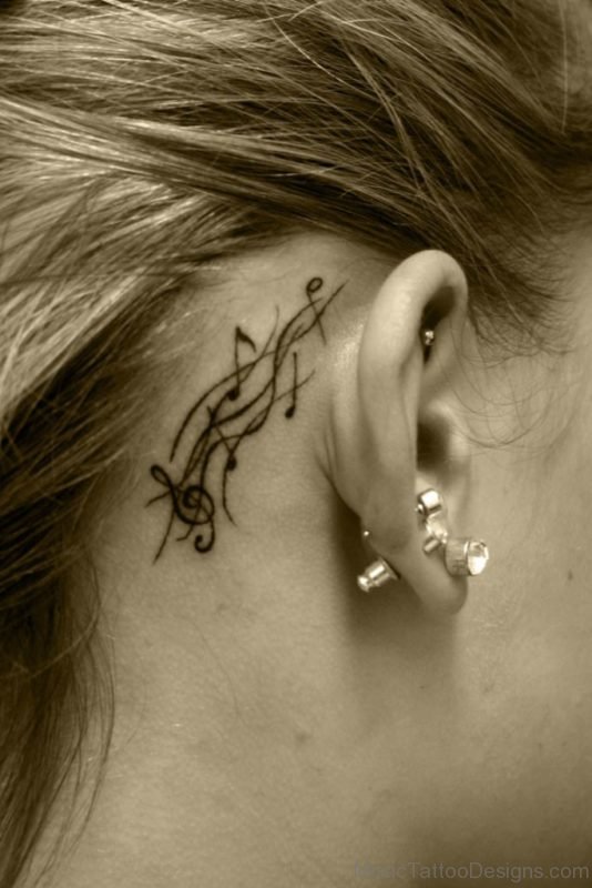 Musical Notes Tattoo