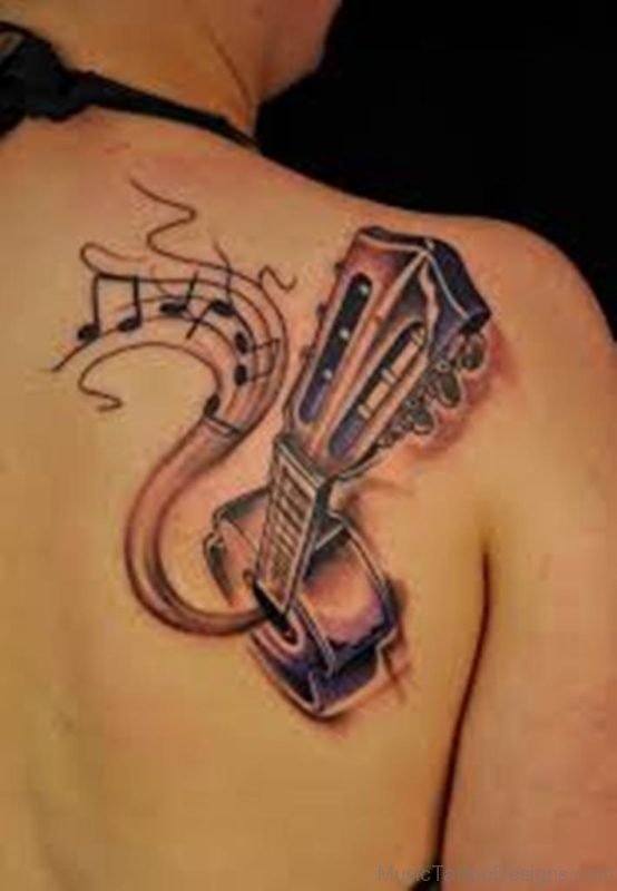 Nice Guitar Tattoo