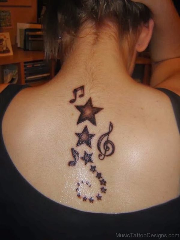 Stars and Musical Symbols