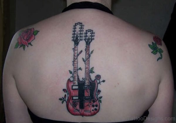Twin Guitar Tattoo