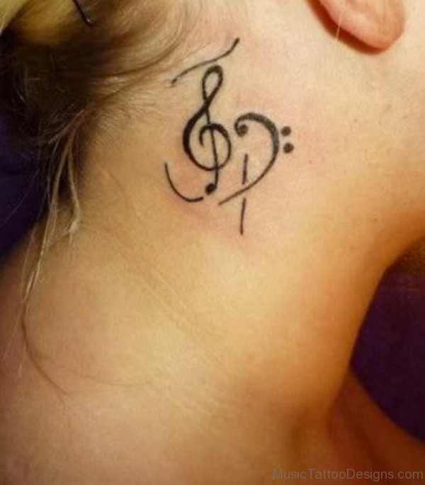 Great Music Note Tattoo