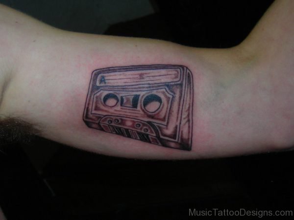 Attractive Cassette Tattoo