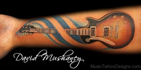 Awesome Guitar Tattoo