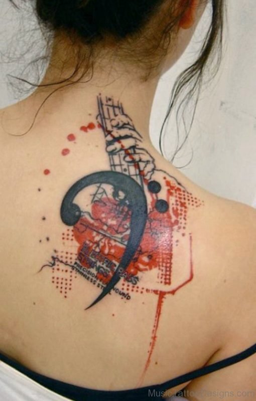 Awesome Music Notes Tattoo