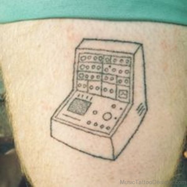 Cool Synthesizer Tattoo
