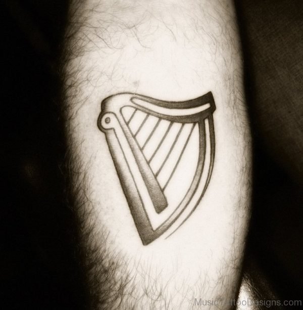 Fabulous Harp Tattoo