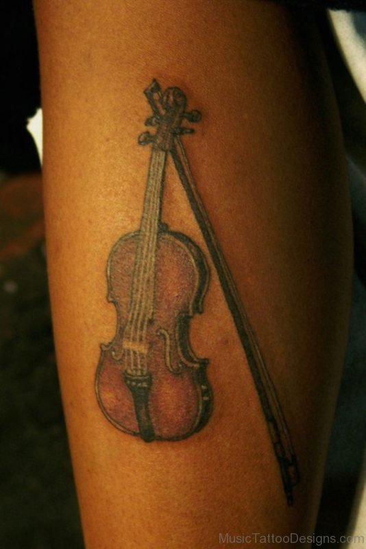 Fabulous Violin Tattoo