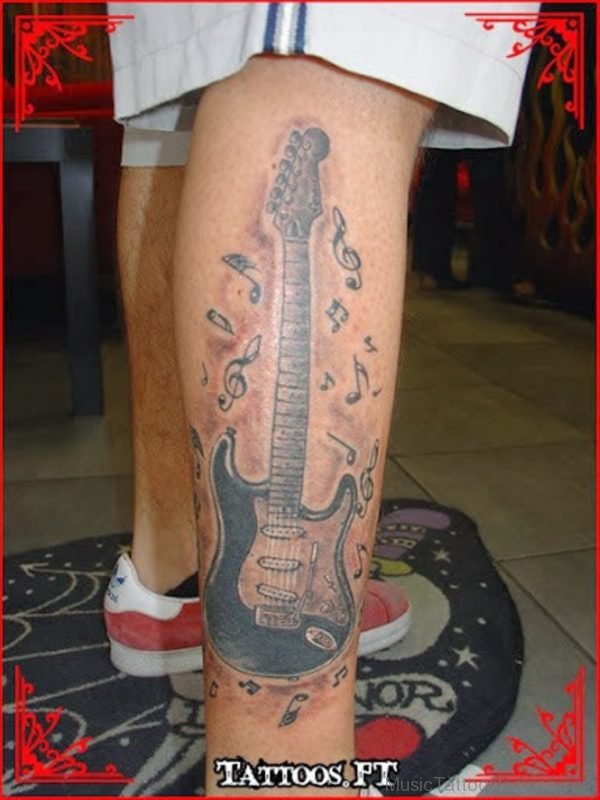 Fantastic Guitar Tattoo 