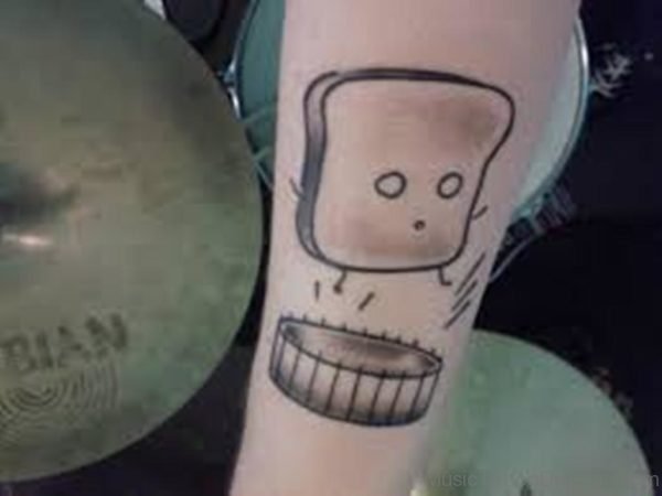 Funny Band Drums Tattoo