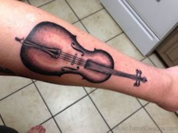 Good Cello Tattoo On Arm