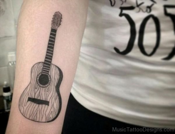Good Looking Guitar Tattoo