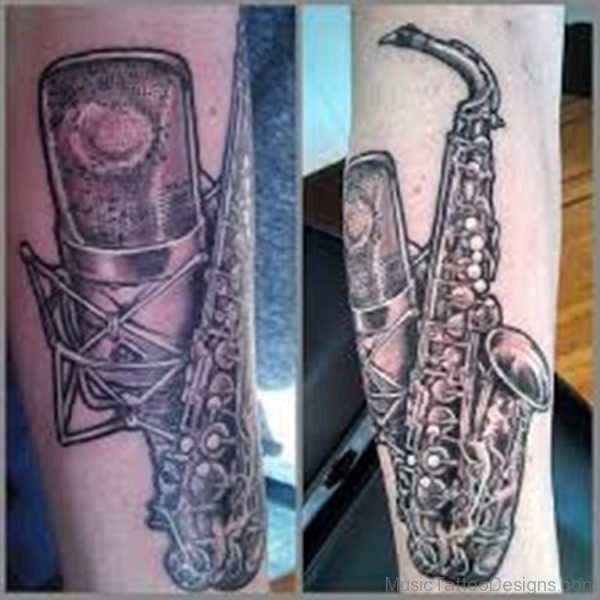 Good Saxophone Tattoo