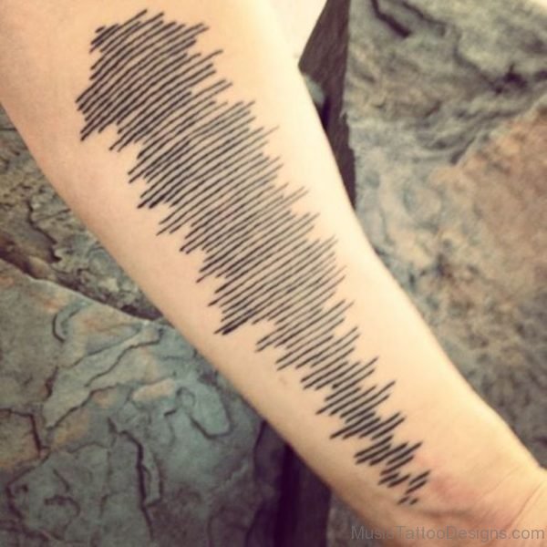 Great Music Wave Tattoo