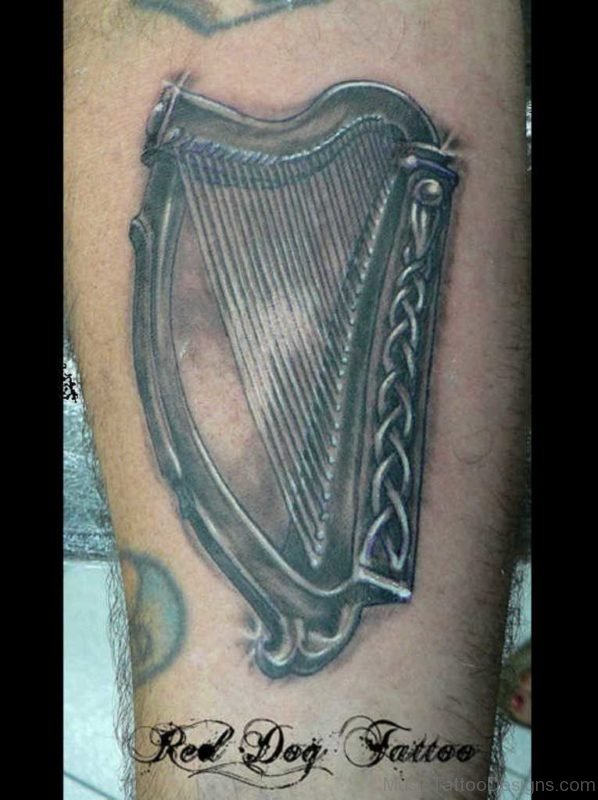 Harp Tattoo