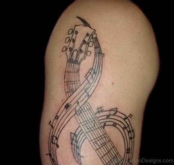 Impressive Music Tattoo