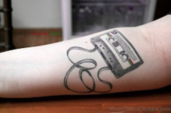 Lovly Cassette Tattoo