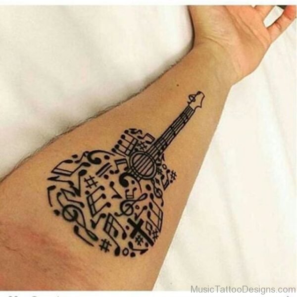 Mind Blowing Cello Tattoo