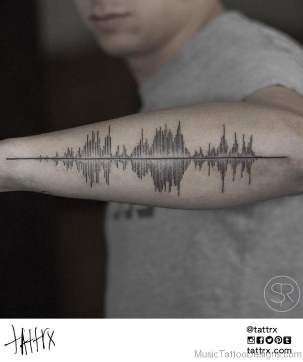 Music Wave Tattoo