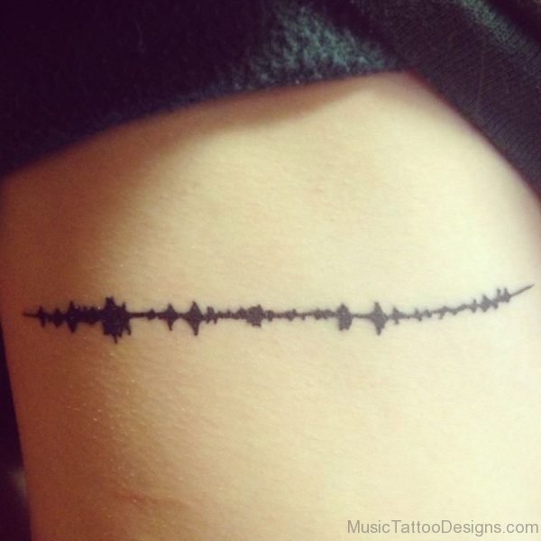 Music Wave Tattoo Image