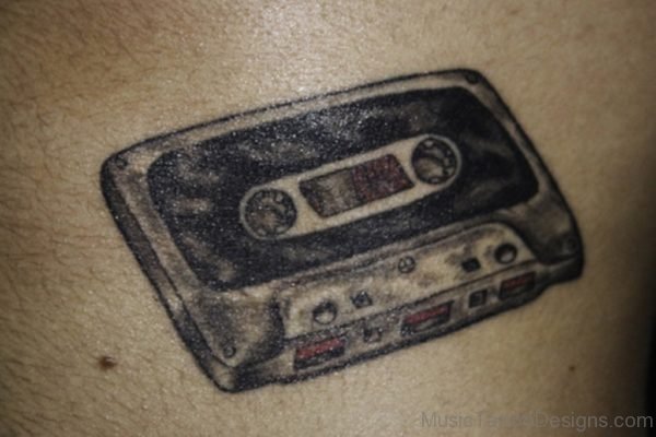 Old Cassette Tattoo Image
