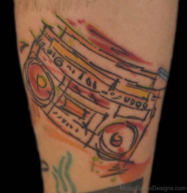 Stunning Cassette Tattoo