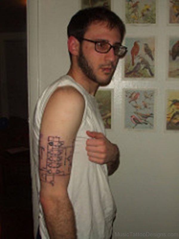 Synthesizer Tattoo For Men