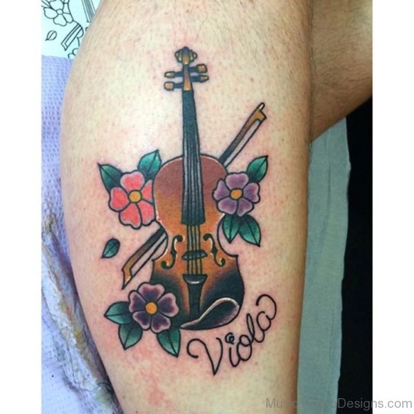 Violin Tattoo design Image