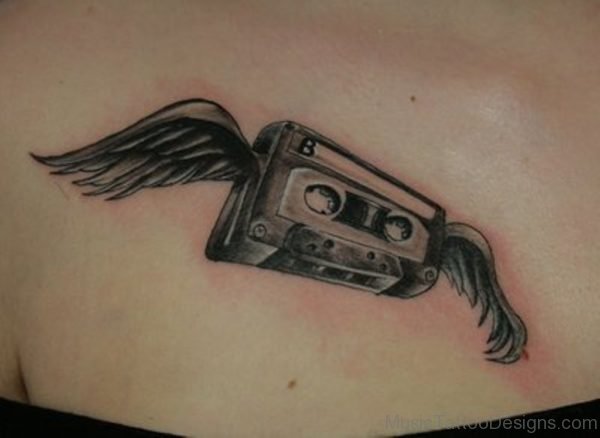 Wings Cassette Tattoo