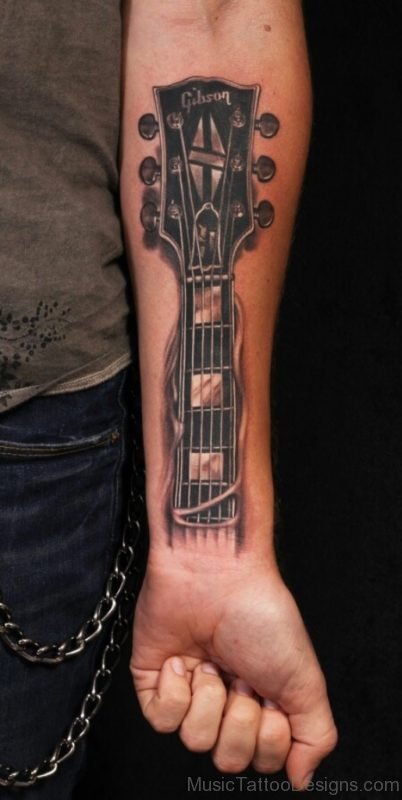 Wonderful Guitar Tattoo