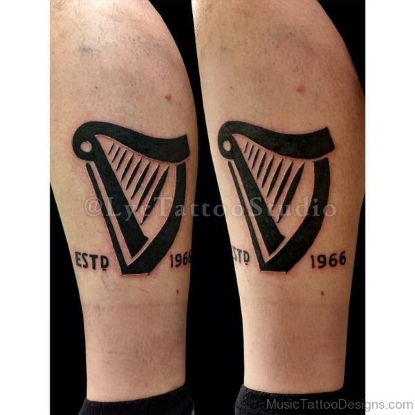 Sweet Harp Tattoo