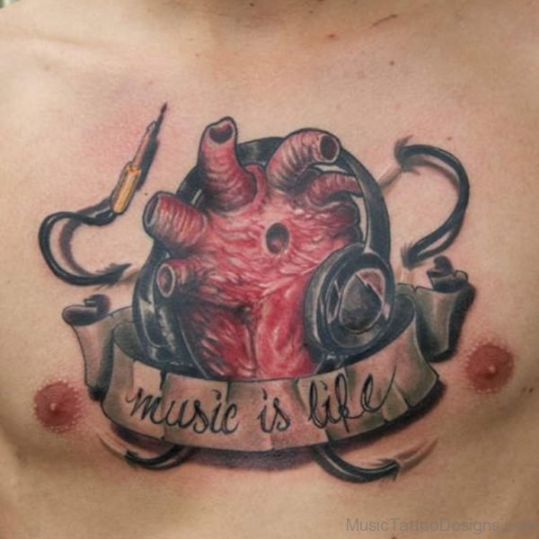 Cool Music Tattoo