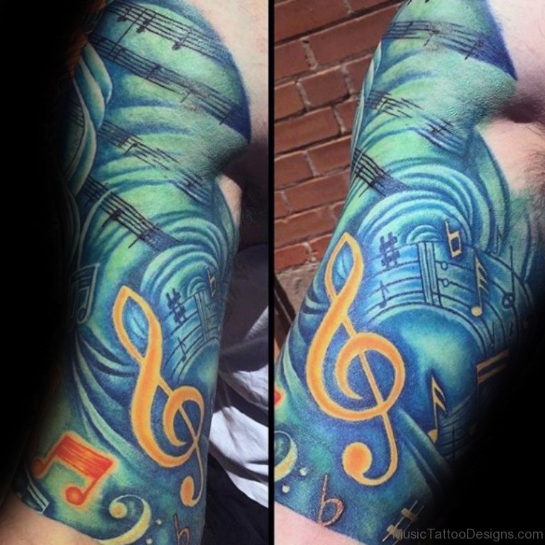 51 Stunning Music Tattoos For Guys