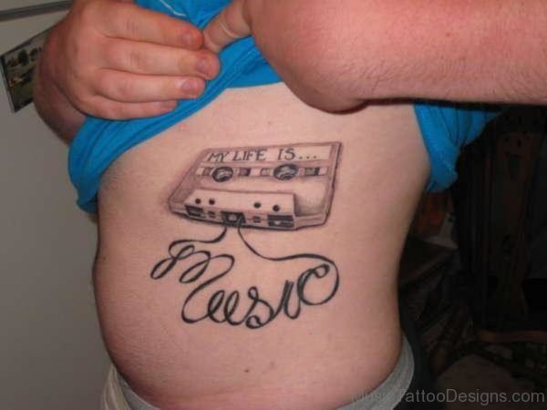 Music Tape Tattoo