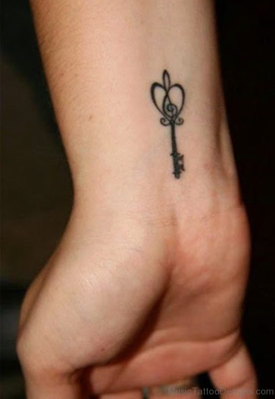Music Tattoo On Wrist